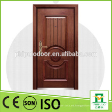 Puerta de entrada de seguridad de acero blindado de Alibaba